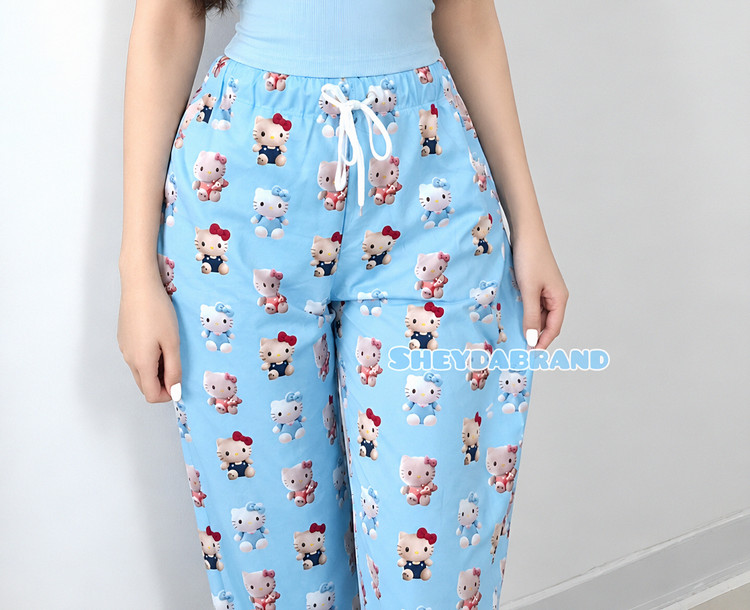 شلوار کیتی آبی🩵🦋